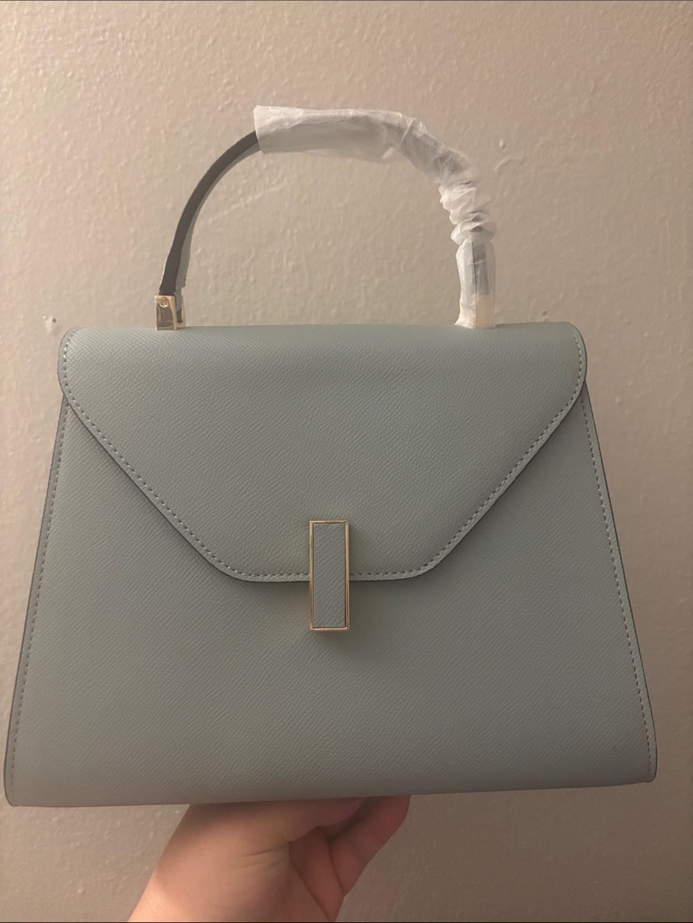 Fashion Top-Handle HandBag Cream Blue